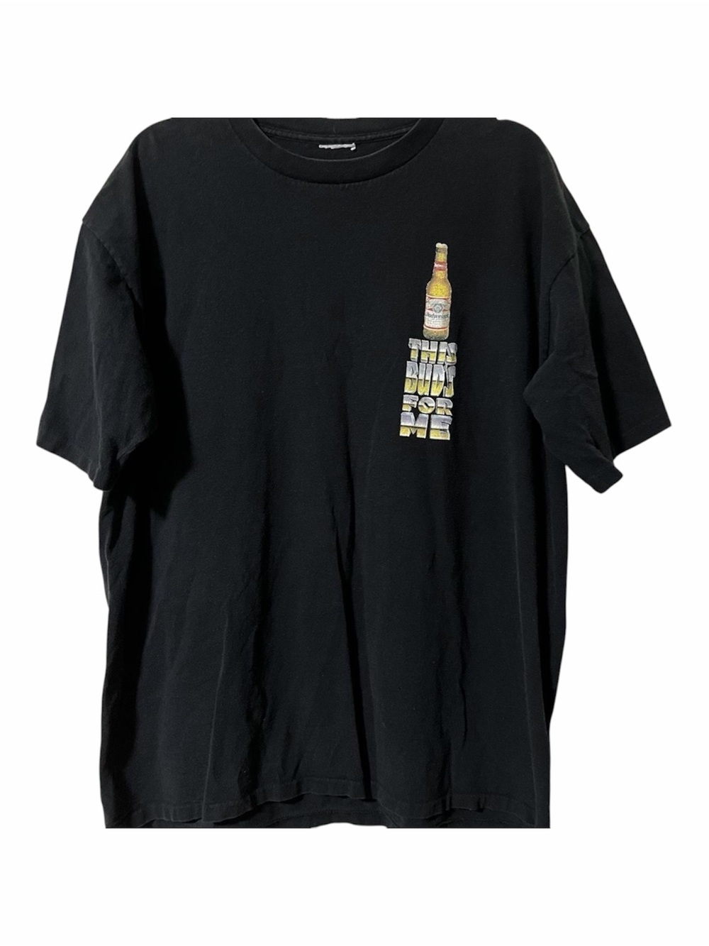 Vintage 90s Budweiser Single Stitch Anheuser-Busch  Tee No Tag Measures Size XL
